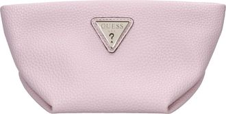 Guess Helina Vanity Case - Dames - Clutches - Roze - ONE Size - Leer - Tassen
