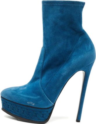 Casadei Stivali in pelle scamosciata - Blu