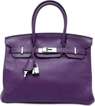 Herm&egrave;s Pre-owned Hermes Clemence Birkin Retourne 30 Ladies BCEE6RIXXF0QMH6A