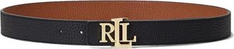 Ralph Lauren Accessoires, Dames, Zwart, L, Leer, Omkeerbare Riem