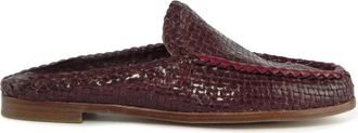 Pons Quintana Gevlochten Rand Sandaal - Dames - Slip ons - Rood - 36 EU - Schoenen