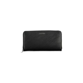 Calvin Klein Billetera de poliuretano con m&uacute;ltiples compartimentos - Accessories - Mujer - Negro - ONE SIZE