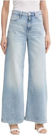 Guess Bellagio Wide Jeans - Dames - Loose Fit Jeans - Blauw - W29 L32 - Katoen - Jeans