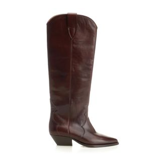Isabel Marant Schoenen, Dames, Bruin, 41 EU, Leer, Denvee-GZ Leren Texaanse Laars