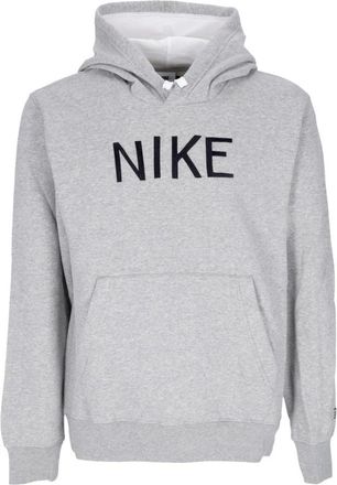 Nike Pullover Hoodie - Heren - Sportshirts - Grijs - XL - Katoen - Fitness
