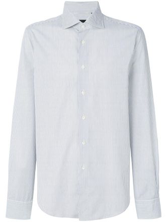 Dell'Oglio fine stripe shirt - White