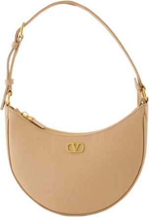 Valentino Garavani Pink Vlogo Mini Hobo