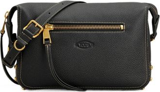 Tod's Black Metal Dots Mini Shoulder Bag