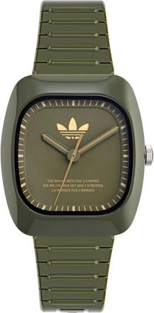adidas Retro Wave Two Groen Horloge - Dames - Horloges - Groen - ONE Size - Accessoires