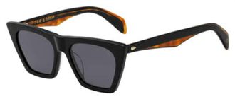 Rag & Bone Womens Rnb1025/s Cat Eye Sunglasses In Black