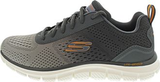 Skechers Mens Track Ripkent Trainers, Olive Mesh/Synthetic, 13 UK