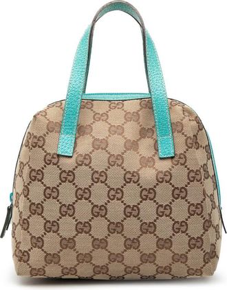 Gucci Pre-owned Gucci Mini GG Canvas Balthus Tofu Bag 124542 0416