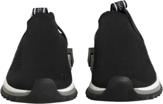 Dolce & Gabbana Black Slip On Sorrento Low Top Sneakers Womens Shoes