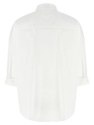 Brunello Cucinelli Womens White Cotton Blouse