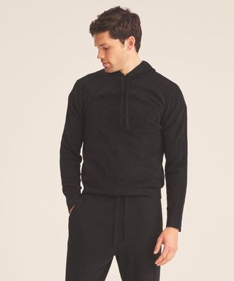 Naadam Off-Duty Cashmere Hoodie in Black at Nordstrom, Size Xx-Large