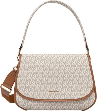 Michael Kors Tassen, Dames, Beige, ONE Size, Polyester, Holmes Messenger Bag