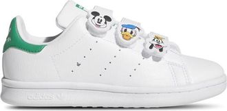 adidas Boys adidas Originals Stan Smith x Disney - Preschool Basketball Shoes White/Black/Court Green Size 10.5