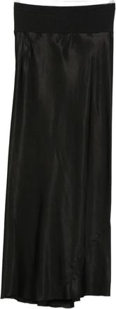 Rick Owens Gonna con taglio asimmetrico - Nero