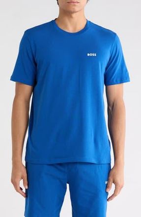 BOSS Crewneck Lounge Knit T-Shirt in Med Blue at Nordstrom Rack, Size X-Large