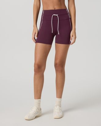 Vuori Clothing Daily Piped Shorts 5 | Cerise | XS, Size Extra Small