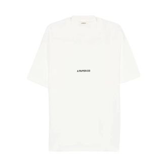 A Paper Kid Logo-print T-shirt - male - A Paper Kid - T-Shirts - White - S - Tops
