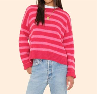 Xirena Lela Crewneck Sweater In Red Rose