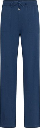 Malo Cashmere Broek - Heren - Sweatpants - Blauw - 2XL - Kasjmier - Broeken