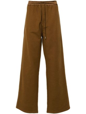 Saint Laurent cotton track pants - Brown