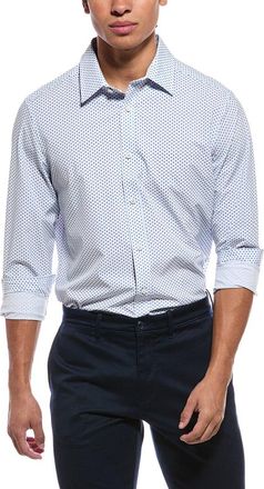 Report Collection 4-Way Printed Woven Sport Shirt