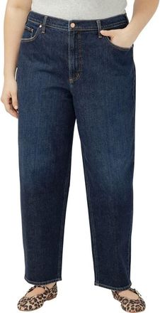Silver Jeans Co Arc High Waist Slim Barrel Jeans in Woolwich at Nordstrom, Size 16W 29