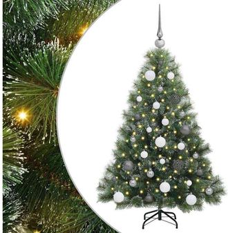 vidaXL &Aacute;rbol De Navidad Artificial Con 150 Led Verde 120 Cm Pe Y Pvc Vidaxl