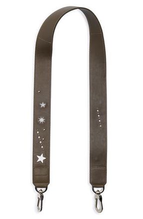 Longchamp Star Leather Shoulder Strap in Khaki at Nordstrom Rack
