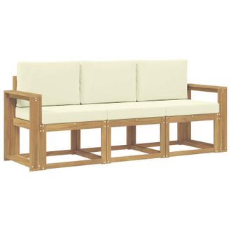 vidaXL Conjunto De Sof&aacute;s De Exterior 3 Pcs Vidaxl