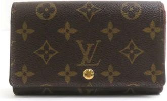 Louis Vuitton Pre-owned Wallets, female, Brown, Size: ONE SIZE Pre-owned Canvas Wallet