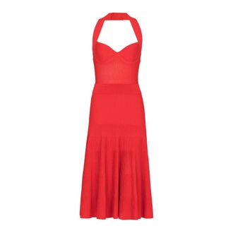 Balmain Mujer, Vestidos, Rojo, Talla: M