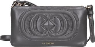 La Carrie Lea Bag - Dames - Schoudertassen - Grijs - ONE Size - Leer - Tassen