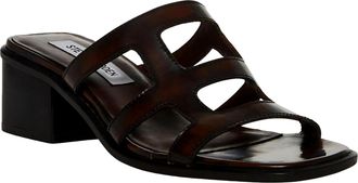 Steve Madden Princess Sandal Brown Leather PRIN04S1-200 Womens