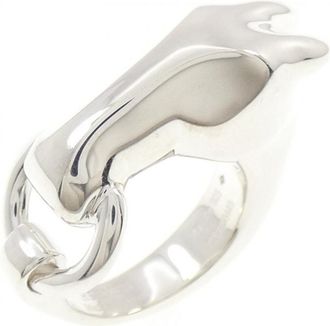 Herm&egrave;s Silver 925 Band Ring (Pre-Owned)