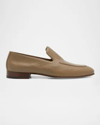 Manolo Blahnik Men & apos;s Truro Leather Loafers