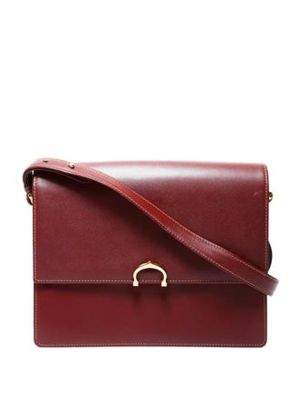 Cartier 1990-2000s Must Do logo crossbody bag - Rosso