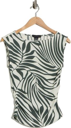 Sanctuary Textured Boat Neck Top in Paradise Palm Green at Nordstrom Rack, Size X-Large