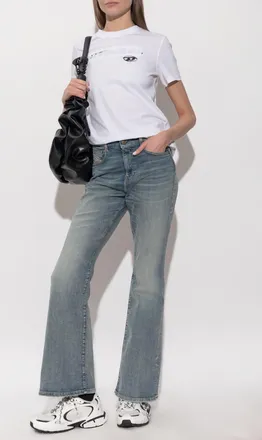 Diesel T-shirt T-REG-ZAL-V1, Womens, White