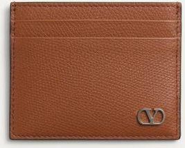 Valentino Garavani Portacarte Valentino Garavani VLogo Signature In Vitello Granato Uomo SELLERIA UNI