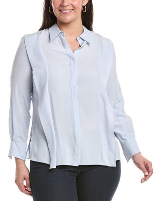 Akris Ruffle Silk Top