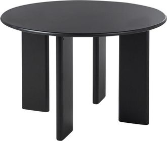 Beliani Beliani - Round Wooden mdf Dining Room Pedestal Table &oslash; 120 cm Black Cosmo