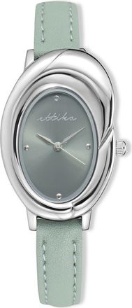Ettika Bubble Dome Leather Strap Watch in Seafoam at Nordstrom Rack