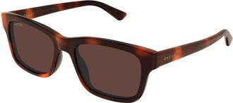 Gucci GG2243S 002 Mens Sunglasses Tortoiseshell Size 54 - Free RX Lenses - Free RX Lenses