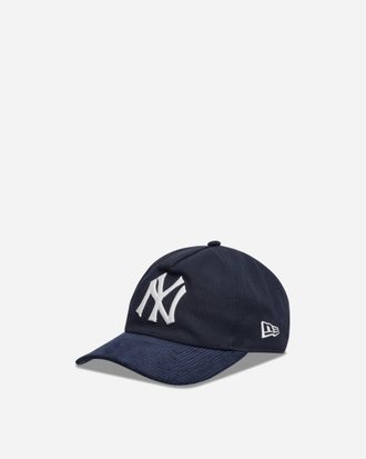 New Era New York Yankees MLB Cooperstown Cord 19TWENTY Adjustable Cap Navy