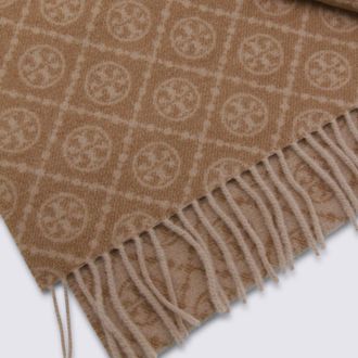 Tory Burch Womens Scarfs Beige _wo Ws