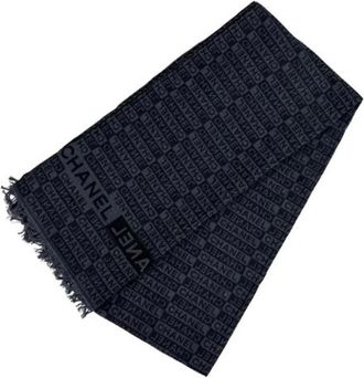 Chanel unisex, Pre-owned, Zwart, Maat: ONE Size Zijde